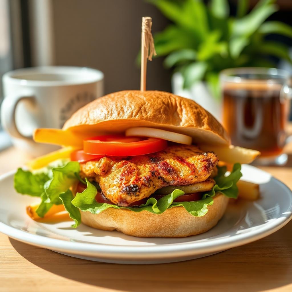 Sandwich special me pulë dhe patate